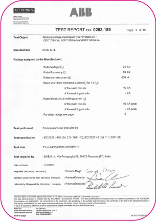 test report