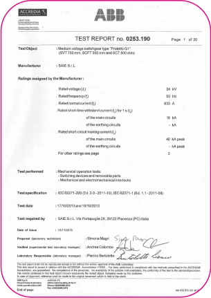 test report